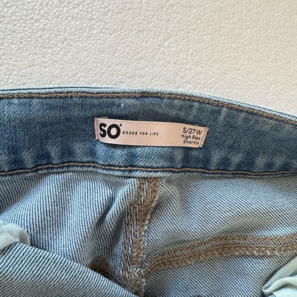 SO Light Blue Denim Shorts